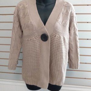 Allison Brittany Dusty Rose cardigan Med